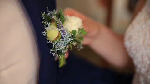 Close-up of the hands, bridesmaid, wearing a boot-yanker at the wedding party Stock-Footage 99365381