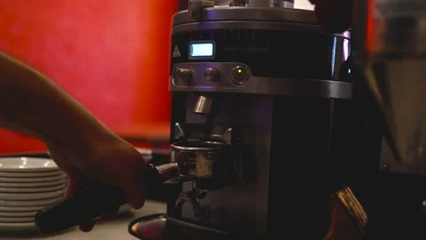 Close up of hands in coffee shop Stock Footage 171029385