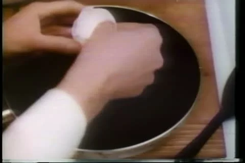 Close-up of hands cooking breakfast in pan 스톡 동영상 11353460