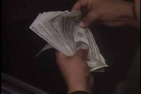 Close-up hands counting money Stock-Footage 11350346