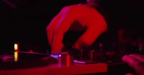 Close-Up of Hands DJ-ing 2 Video stock 73060179