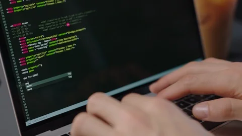 Close up hands engineers developing software app using digital laptop computer 스톡 동영상 97009018