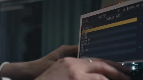 Close up hands engineers testing software app using computer typing code on Stock Footage 106467410