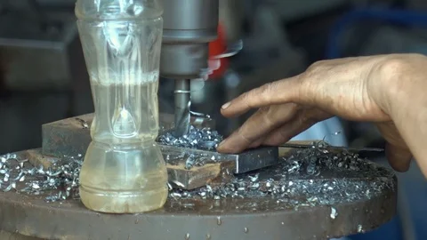 Close-up - Hands Of A Factory Worker Stock Footage 106197026