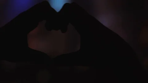 Close up of hands making the heart Video stock 92299181