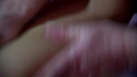 Close on hands massaging legs and feet Stock Footage 20448601
