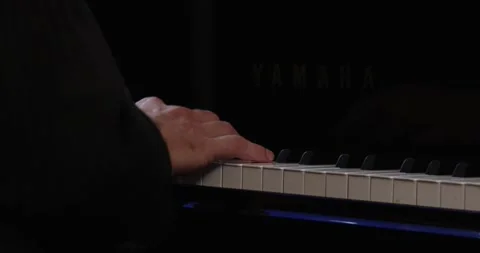 Close-Up Of Hands Play Piano Different Shot Clip1962 Stock Footage 260599423