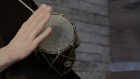 Close up of hands playing drums Stock Footage 79637045