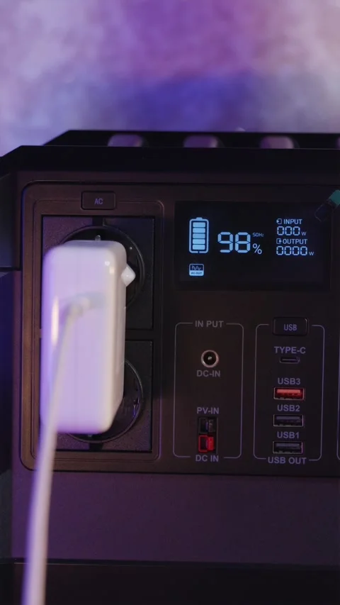 Close up of hands plugging power cable into charging station Stock Footage 334732349