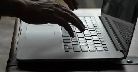 Close Up of Hands Typing Stock Footage 106577219