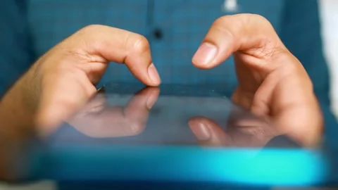 Close-up of hands typing on a smartphone screen Stock Footage 315981794