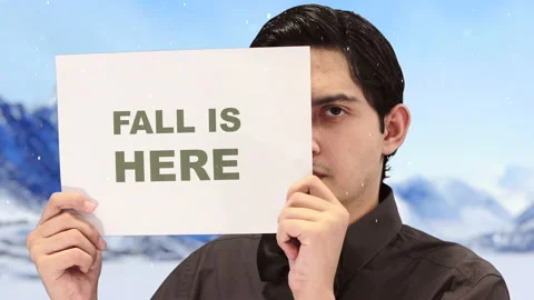 Close-up of a handsome guy with snowfall, 4K ProRes Stock Footage 164638741