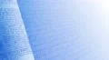 Close up of handwritten letter. Blue background loop. 4k or 4k+ Resolution