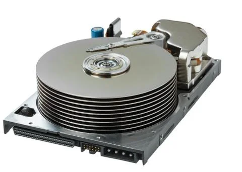 Close up of hard disk Stock Photos