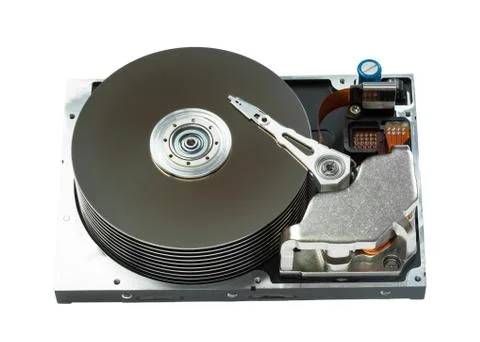 Close up of hard disk Stock Photos