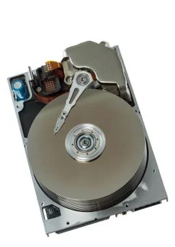 Close up of hard disk Stock Photos