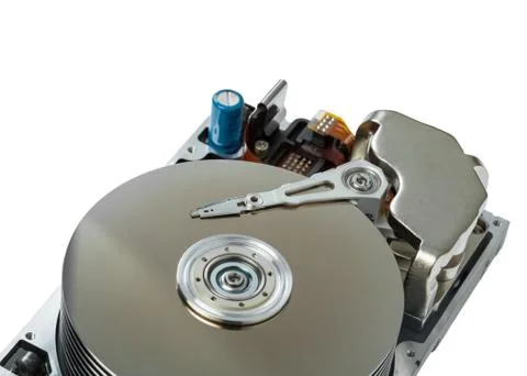 Close up of hard disk Stock Photos