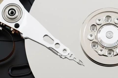 Close up hard drive Stock Photos