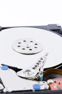Close up harddisk drive Foto stock