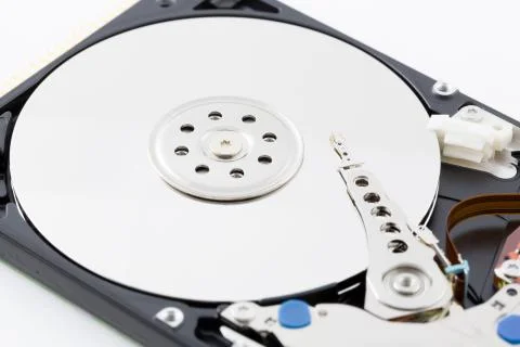 Close up harddisk drive Foto stock