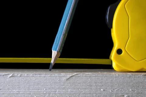 Close-up of a hardworking professional carpenter Stock Photos