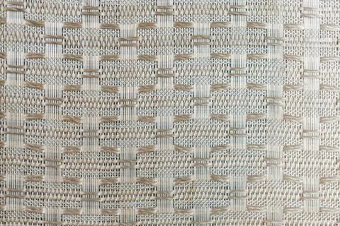 Close-up of a harmonious, textured pattern made from small white tiles Tile.. Stock Photos