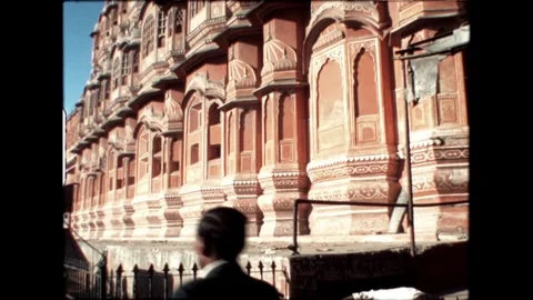 Close-up of Hawa Mahal Stock Footage 276293185