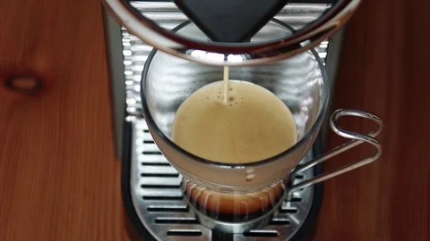 Close-up in HD of the preparation of a coffee Video stock 85535486