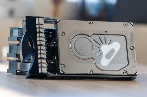 Close-up of a HDD caddy tray Stock Photos