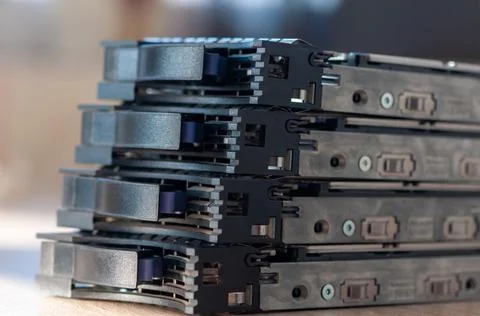 Close-up of a HDD caddy tray Stock Photos