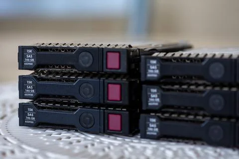 Close-up of a HDD caddy tray Stock Photos