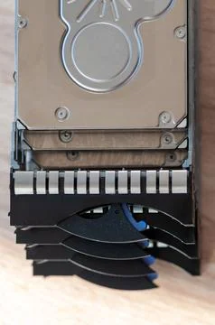 Close-up of a HDD caddy tray Stock Photos