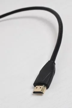 A close up of a HDMI cable connector Stock Photos
