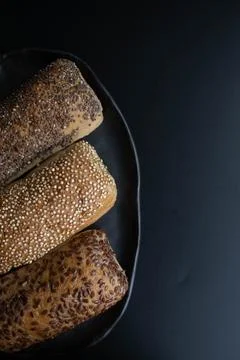Close up Healthy Multi Grain Bread Stock Photos