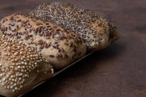 Close up Healthy Multi Grain Bread Stock Photos