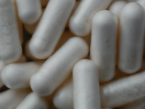 Close-up of A Heap of Capsules Stock Photos
