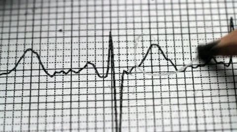 Close-up of heart graphic Video stock 36476770