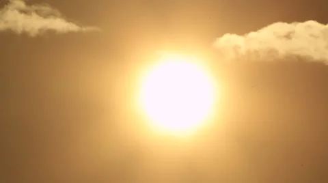 Close-up Heavenly Sun Set sunset Time Lapse Stock Footage 31178024