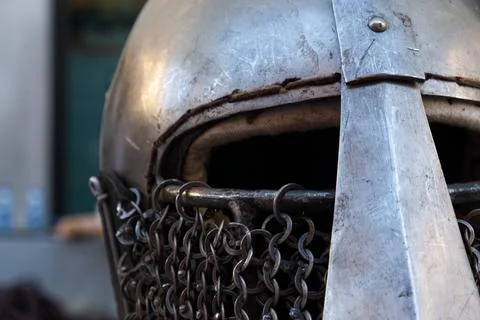 A close up of a helmet Stock Photos