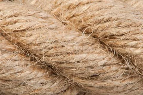 Close up hemp rope Stock Photos