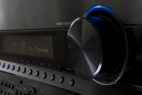 Close up of Hifi Amplifier Фото