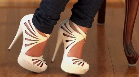Close-Up of High Heels Stock Footage 59084002