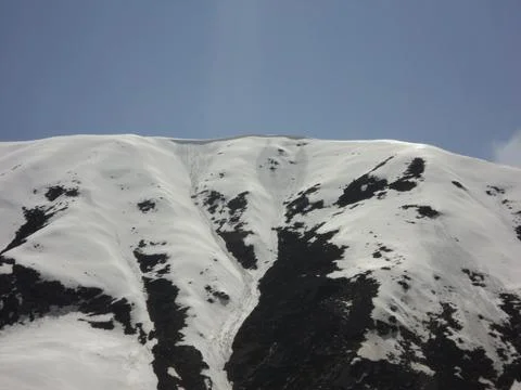 A Close-Up of a High Mountain Slope Stock Photos