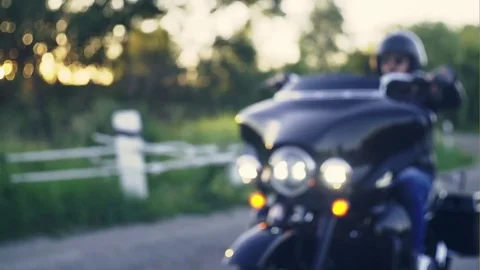 Close up of a high power motorcycle Video stock 77550764