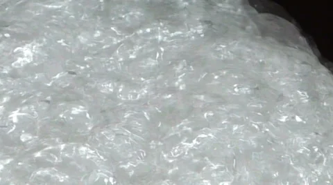 Close up high Pressure water Bubbles Stock Footage 66297799