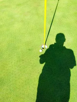 That close for a hole in one Stock Photos