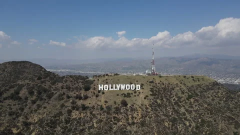 Close Up Hollywood Sign Stock Footage 150470150