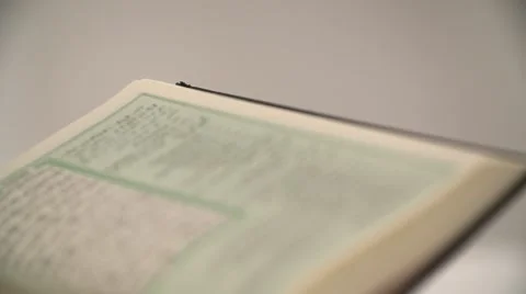 Close up of Holy Quran. Stock Footage 54482419