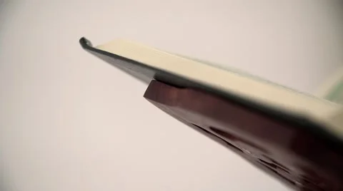 Close up of Holy Quran on stand. Stock Footage 54482480
