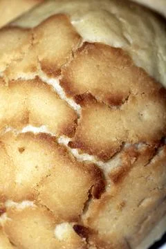 Close up of home made bread roll texture tiger pattern Stock Photos